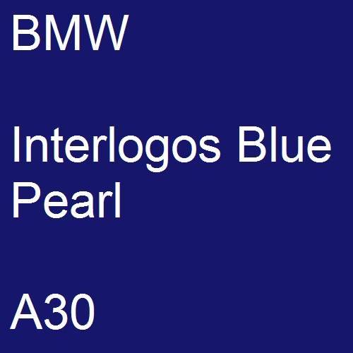 BMW, Interlogos Blue Pearl, A30.